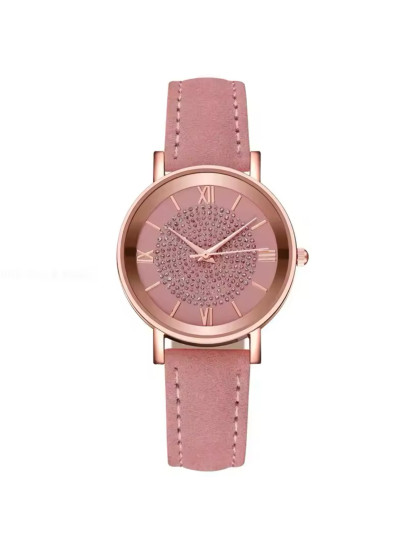 Ženska ročna ura Diamond Pink